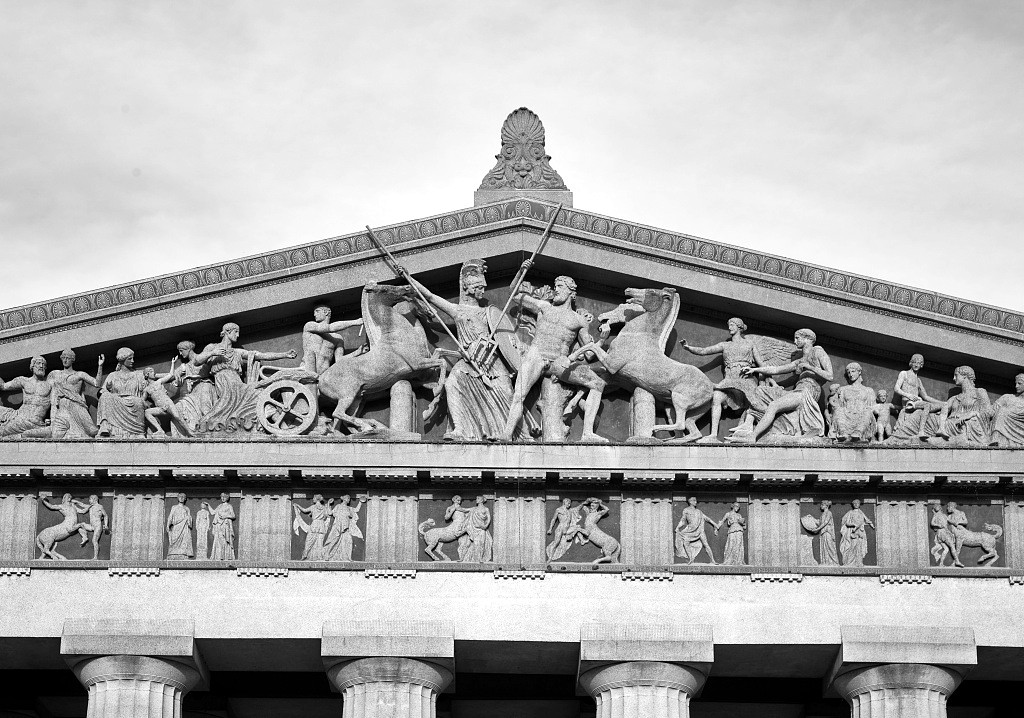 Pediment detail, the Parthenon, Nashville